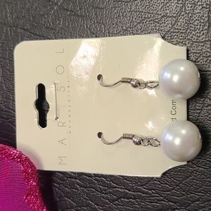 Marsol Simulated pearl earrings